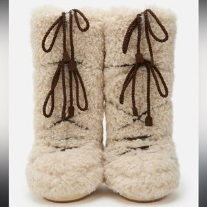 Moon Boot Cozy Cream Winter Boots 38